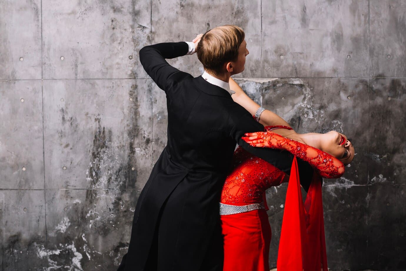 woman and man dancing